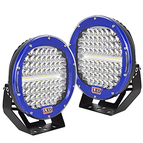 AUXTINGS 2 Piece 7 inch 36W Flood Led Light Bar Off Road Worklamp Driving Lamp for Jeep ATV SUV Mine Boat Off Road