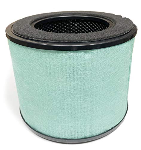 Nispira BS08 3in1 HEPA Air Filter Replacement Compatible with Partu Air Purifier BS08 1 Pack