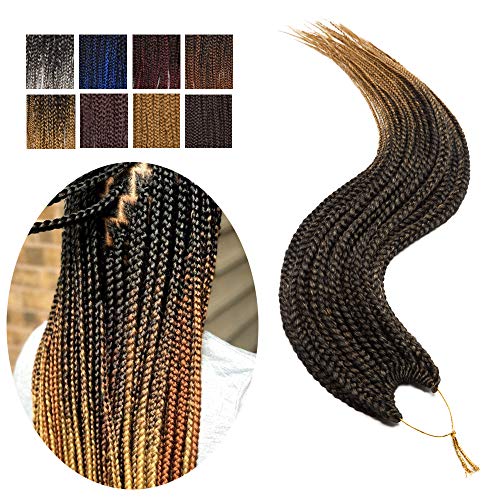 Ombre Senegalese Twist Crochet Hair Ponytail Small Senegalese Micro Twist Crochet Hair Braids Dreadlock Pony Tail HipHop Braiding Hair Extension 12StrandsPack 24In 2packsBlackBlueYellowOrange