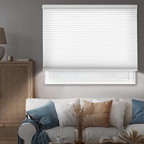 CHICOLOGY Cellular Shades  Window Blinds Cordless  Blinds for Windows  Window Shades for Home  Window Coverings  Cellular Blinds  Door Blinds  Evening Mist 18 W X 48 H