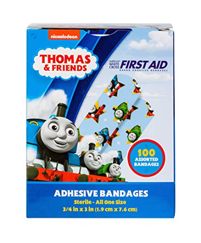 Thomas The Train and Friends Sterile Adhesive Bandages with Patented StatStrip Backing 100bx