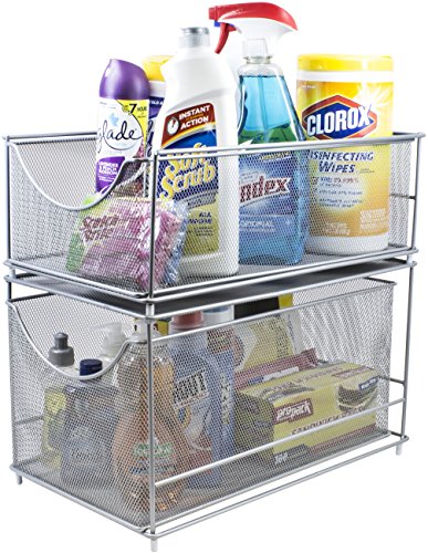 The Sorbus Cabinet Organiser Drawers Mesh Storage Organiser with Pull Out Drawers Is a Versatile Addition to Any Home Black Bottom Drawer is a great choice for a variety of storage needs