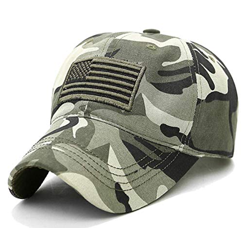 LOKIDVE Men39s USA American Flag Baseball Cap Embroidered Polo Style Military Army Trucker Hat