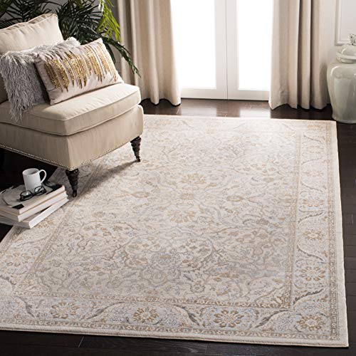 SAFAVIEH Isabella Collection 2392 x 439 Light GreyCream ISA912F Oriental NonShedding Entryway Living Room Foyer Bedroom Kitchen Accent Rug