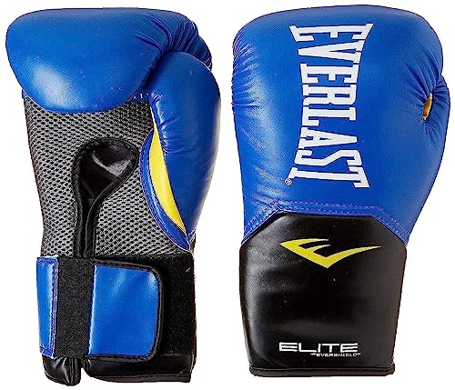 Everlast Elite Pro Style Training Gloves Blue 12 oz