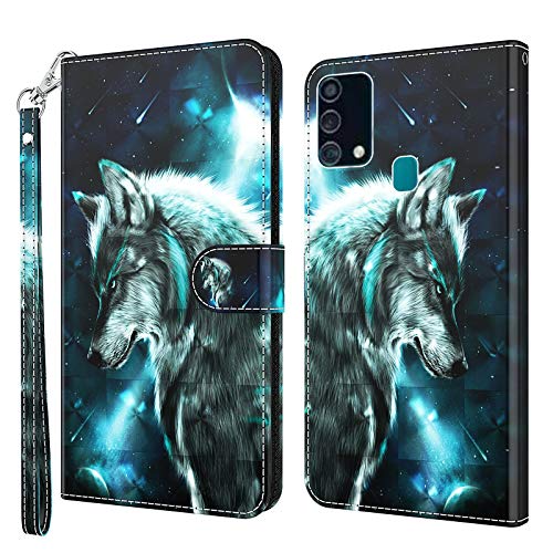 ALILANG Phone Case for Samsung Galaxy A32 5G Case Premium Flip Magnetic Closure Stand Function Card Holder PU Leather Cover for Galaxy A32 5G Wallet CaseBlue Butterfly