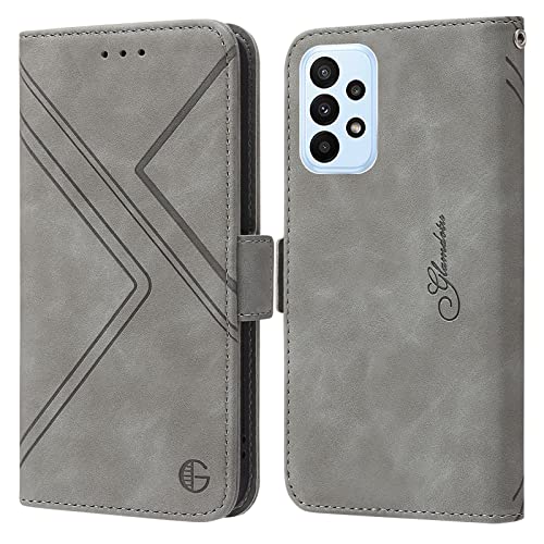 ALILANG Case for Samsung Galaxy A23M23 5G Wallet Case with RFID Blocking Credit Card Holder Stand Magnetic Flip Book PU Leather Cover Case for Samsung A23M23 5G Phone CaseBlack