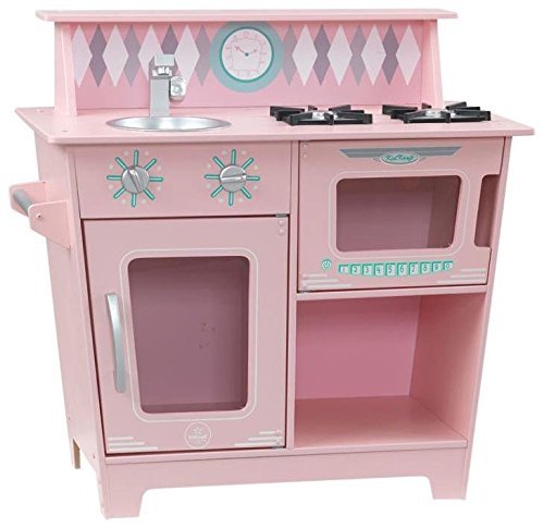 Pink KidKraft Traditional Kitchen Set