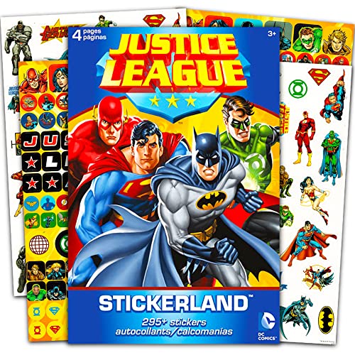 295 Reward Stickers Featuring the DC Comics Justice League