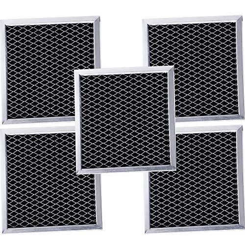 5 PACKS Ultra Durable 8206230A Microwave Charcoal Filter Replacement part by BlueStars  Exact Fit For Whirlpool  Maytag Microwaves  Replaces 8206230 AP4299744 PS1871363